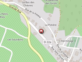 Carte de De La Potiere à Venteuil