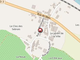 Carte de Le Clos Tryat (earl) à Dormans