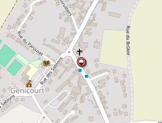 Carte de Mairie à Génicourt