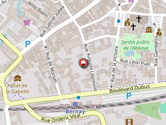 Carte de Café De La Gare à Bernay