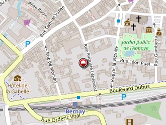 Carte de Ecole De Conduite La Gare à Bernay