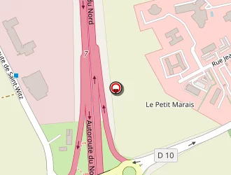 Carte de Mcdonald's à Saint-witz