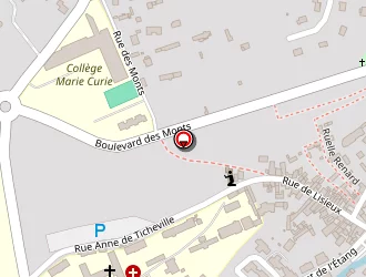 Carte de Centre Des Finances Publiques à Bernay