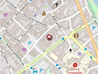 Carte de Vernon Pétanque à Vernon