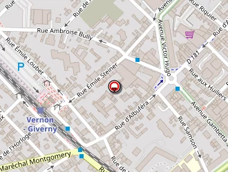 Carte de Clément Eric à Vernon