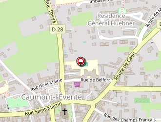 Carte de Auto Ecole Caumontaise à Caumont-l'éventé