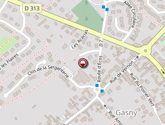 Carte de Robin Gérard à Gasny