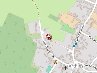 Carte de Ecole à Arthies