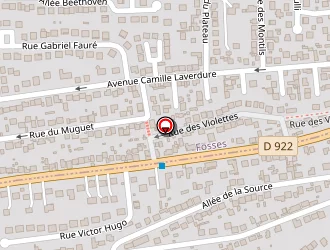 Carte de Rosy Coiff à Fosses