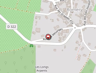 Carte de Tribaut Romain à Romery