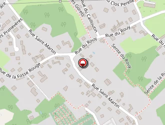 Carte de Chelet Thony à Saint-marcel