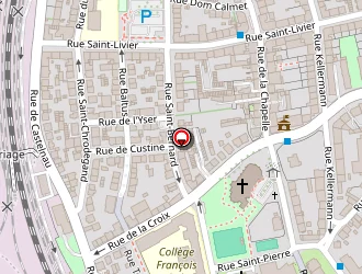 Carte de La Messine à Metz