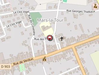 Carte de Dumon Sandy à Mars-la-tour