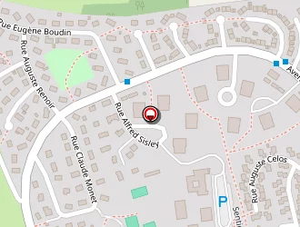 Carte de Maison De Quartier Du Bourg Lecomte à Bernay