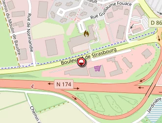 Carte de Mapa Mutuelle D'assurance à Saint-lô