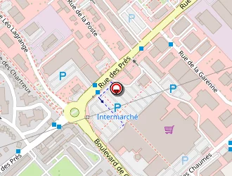 Carte de Au Nid Douillet à Saint-marcel