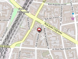 Carte de Saint Algue Laura Coiffure à Metz