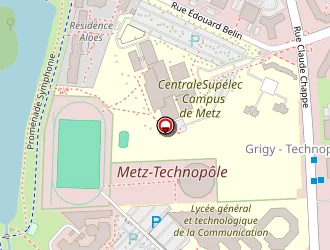 Carte de Institut De Physique Electronique à Metz