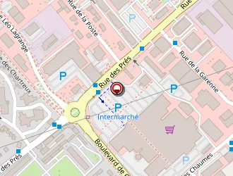 Carte de Beranger Laurent à Saint-marcel