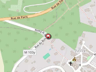 Carte de Ecole Primaire à Jussy