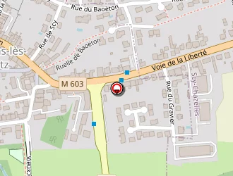 Carte de Espace Création à Moulins-lès-metz