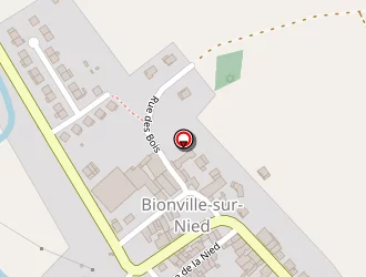 Carte de B.2.f.electricité à Bionville-sur-nied