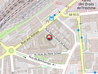 Carte de Les Petits Chaperons Rouges à Metz