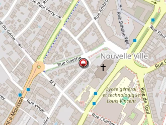 Carte de Ecoles Maternelles à Metz