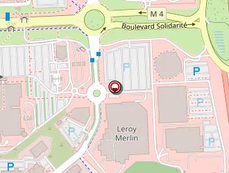 Carte de Cora Hypermarché à Metz