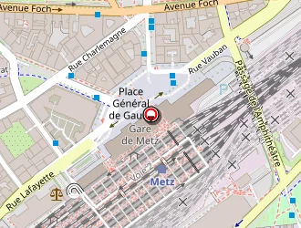 Carte de Espace Quadri à Metz