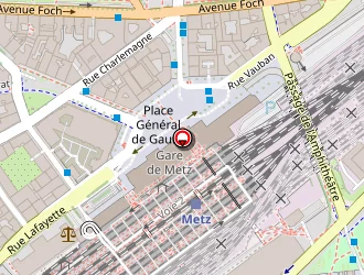 Carte de Le Beny's à Metz