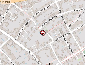 Carte de Geraunon James à Metz