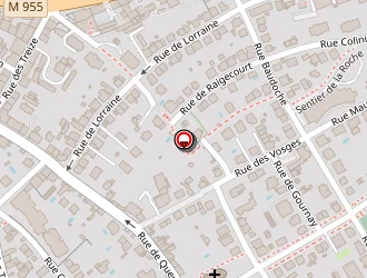 Carte de La Poste à Metz