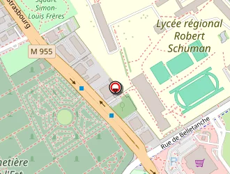 Carte de Total à Metz