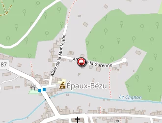 Carte de Bellanger à Épaux-bézu