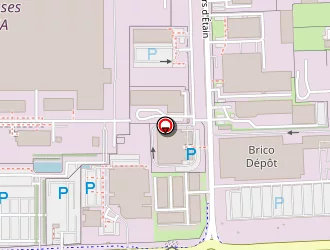 Carte de Brico Dépôt à Metz