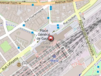 Carte de Europcar à Metz