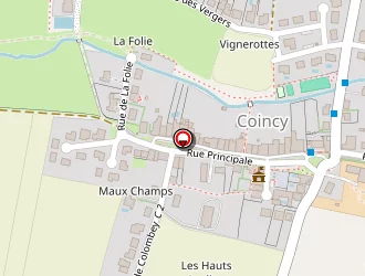 Carte de Fortunel à Coincy