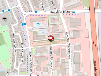 Carte de La City à Metz