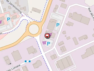 Carte de Sas Vf Equip'autos à Sarreguemines