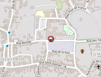 Carte de Secitrad à Luzarches