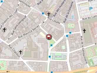 Carte de Belsim à Metz