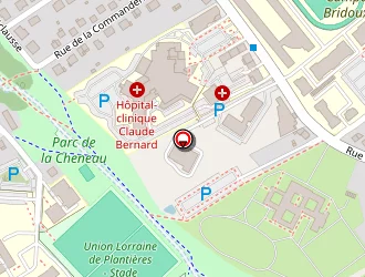 Carte de Croix Rouge à Metz