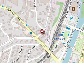 Carte de Guillaume David à Saint-lô