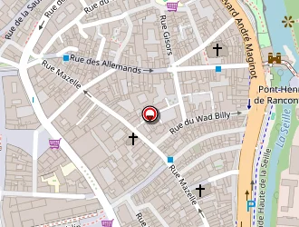 Carte de Adefim à Metz