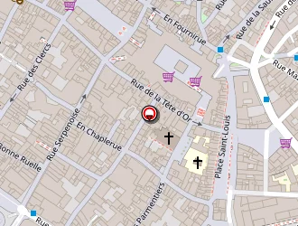 Carte de Direct Tampon à Metz