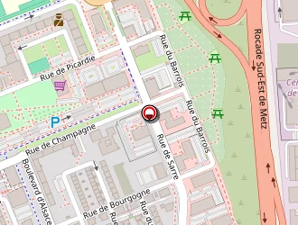 Carte de Lorraine à Metz