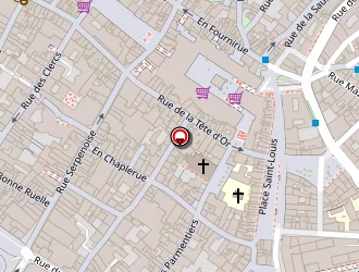 Carte de Delaville à Metz