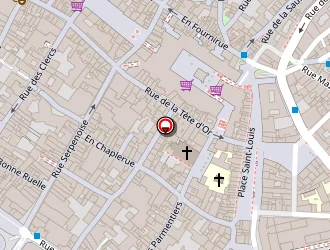 Carte de Aux Paraiges à Metz