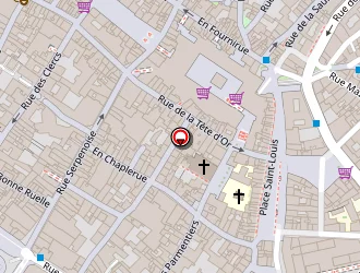 Carte de Acuitis à Metz